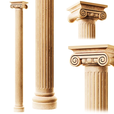  Architectural Column 3D Model 3D model image 1 