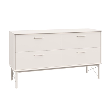 IKEA MUSKEN 4-Drawer Chest 3D model image 1 