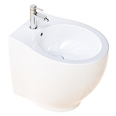 Floor Bidet Hatria Y1E101 3D model image 1 