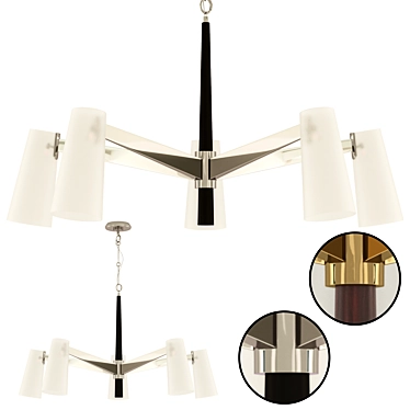 Visual Comfort Olina Chandelier 44 3D model image 1 