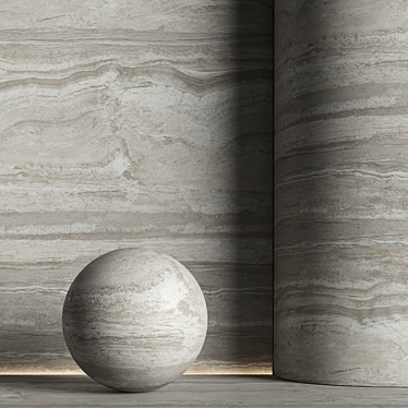 Stone material, travertine. 35, pbr, seamless