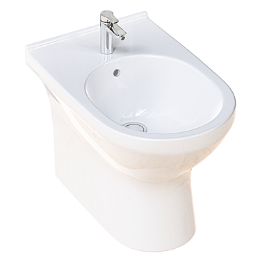 Elegant Floor Bidet VILLEROY&BOCH O'NOVO 3D model image 1 