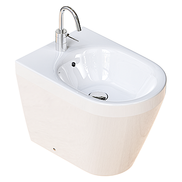 Modern Bidet Toilet: Hatria Daytime EVO 3D model image 1 