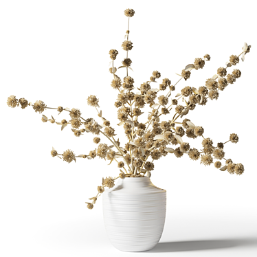 Decorative Branches with Balls 3D model image 1 