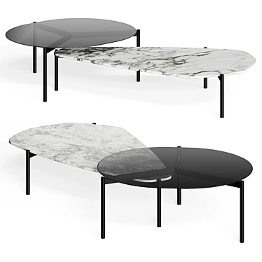 Cantori Johnson Designer Coffee Table 3D model image 1 