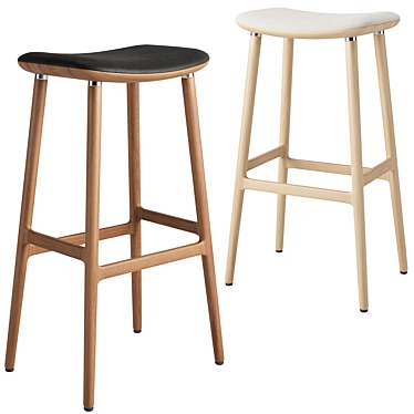 Elegant Naru Bar Stool 3D model image 1 