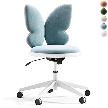 Ergonomic Pixie Office Chair 3D model image 1 