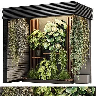 Modern Hanging Plant Collection Set 3D model image 1 