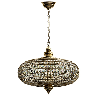 Elegant Chandelier 3D Model 3D model image 1 