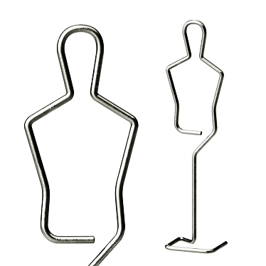 Contour Mannequin Display Stand 3D model image 1 