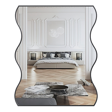 Elegant 2015 Artemis Wall Mirror 3D model image 1 