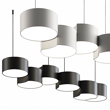 Elegant SEMPO Pendant Light 3D model image 1 