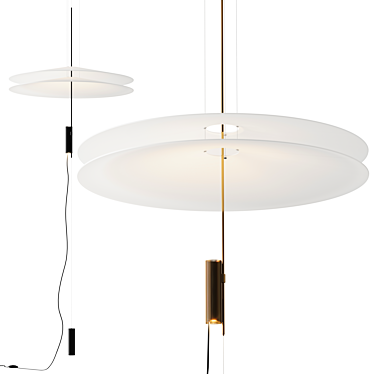  Flamingo Pendant Lamp Vibia 3D model image 1 