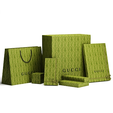 Gucci Gift Packaging Set 3D model image 1 