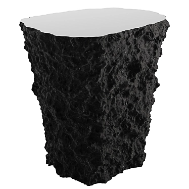 CoronaRender Lava Stone Table 3D model image 1 