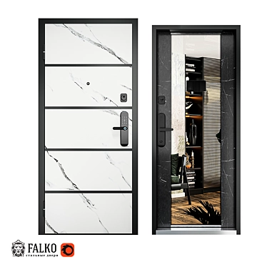 Custom Entry Doors by FALKO 3D model image 1 