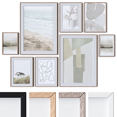 Multi-Frame Wall Art Set 3D model image 1 