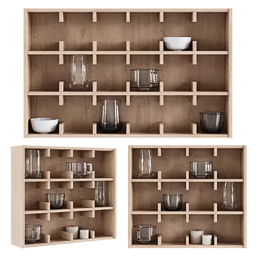 Modular Sætter Copenhagen Shelf System 3D model image 1 