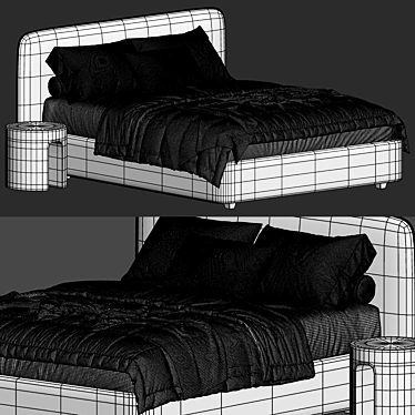 Barry Compartment Bed by Lavsit 3D model image 1 