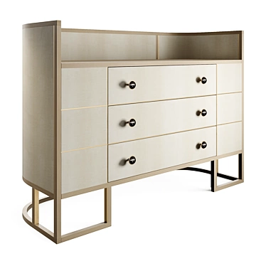 Luxury Parma Chest Drawers 3D model image 1 