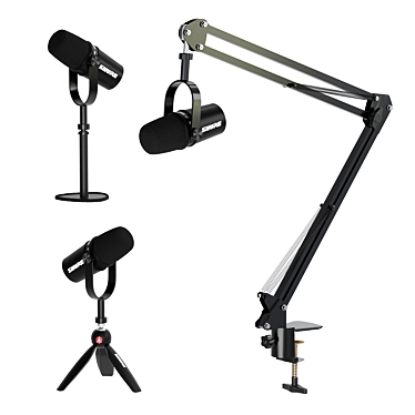 SHURE MV7 Studio Microphone Package 3D model image 1 