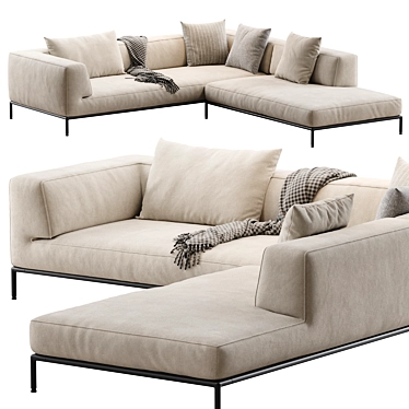 Flexform PERRY UP Sofa 2016 3D model image 1 