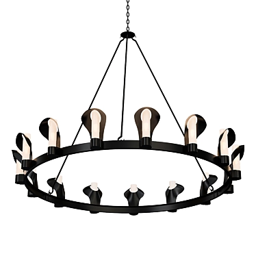 Presidio 15 Chandelier VRay Lighting 3D model image 1 