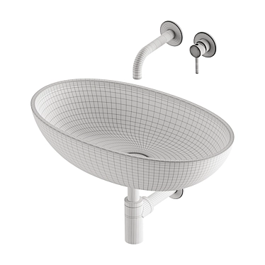 SHELL Countertop Basin and Y Basin Mixer by OMNIRES