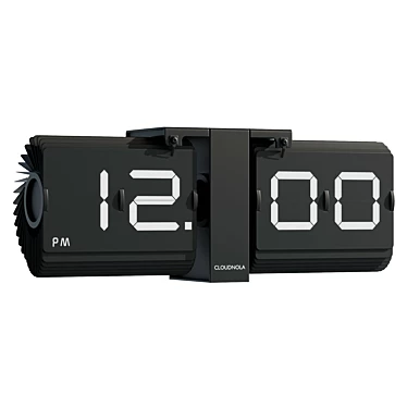 Modern UV-Unwrapped Digital Clock 3D model image 1 