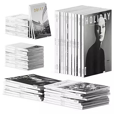 Drift And Holyday Black And White Magazines Set