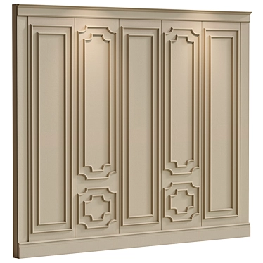 Decorative plaster with molding #020