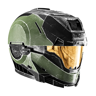 Spartan Halo Helmet Replica Offering 3D model image 1 