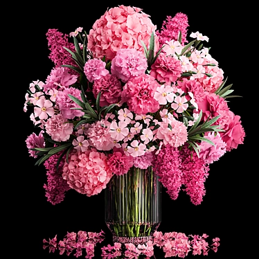 Spring Blooms Bouquet Set 337 3D model image 1 