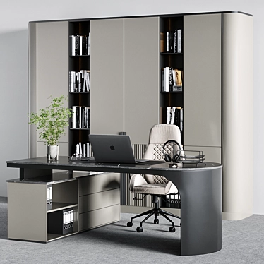 Boss Desk Legacy Office Furniture 3D model image 1 