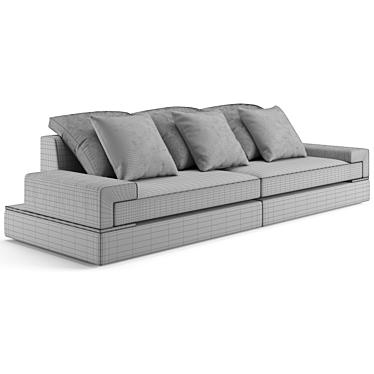 Luxence Somma Luxury Sofa Set 3D model image 1 