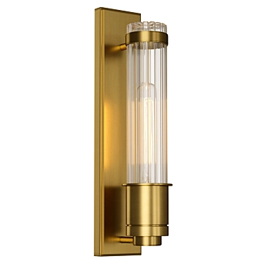 Quintiesse Bathroom Sconce QN-WELLINGTON1-AB 3D model image 1 