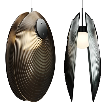 Modern Pendant Lamp 3D Model 3D model image 1 