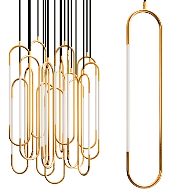 Sleek Rod Lighting Collection 3D model image 1 