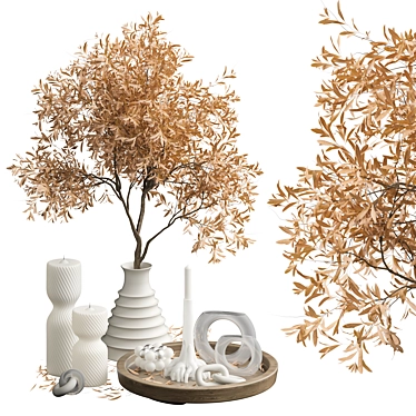 Elegant Decor Set Vol 17 3D model image 1 