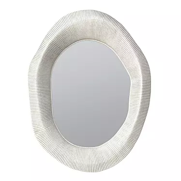 Whitewash Ravenna Mirror, Elegant Décor 3D model image 1 