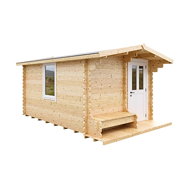 Compact Garden House Model 3D model image 1 