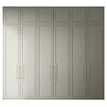 Art Deco Style Roland Wardrobe 3D model image 1 