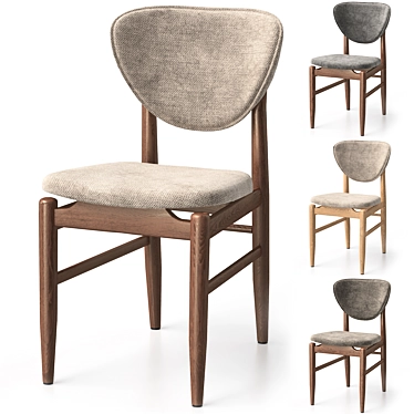 Biarritz Chair: Customizable Color Options 3D model image 1 