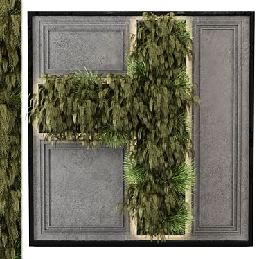 Vertical Garden Set 1219 Outdoor 3D model image 1 