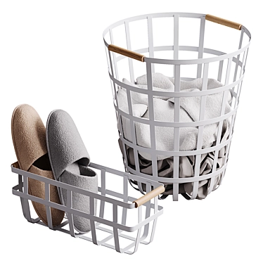 Tosca Laundry and Storage Baskets 3D model image 1 