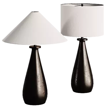 Table Lamp Black Set