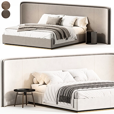 Calabria Frato Double Bed 3D model image 1 