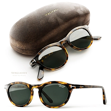 Tom Ford TF-904 Sunglasses Model 3D model image 1 