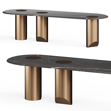  Modern Cerbero Dining Table [Vray/Corona] 3D model image 1 