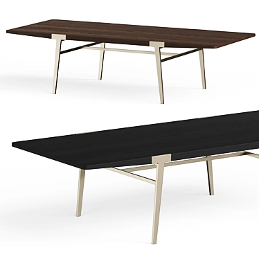 Modern Turri Domus Dining Table 3D model image 1 